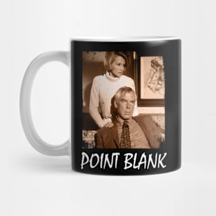 Lee Marvins Grit Embrace the Blank Noir Aesthetic on Your Shirt Mug